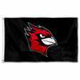 Wesleyan Cardinals Black Logo Flag