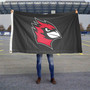 Wesleyan Cardinals Black Logo Flag