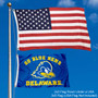 Delaware Blue Hens Small 2x3 Flag
