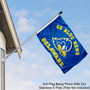 Delaware Blue Hens Small 2x3 Flag