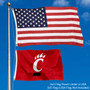 Cincinnati Bearcats 2x3 Foot Small Flag