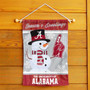 Alabama Crimson Tide Holiday Winter Snowman Greetings Garden Flag