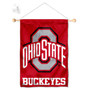 Ohio State Buckeyes Banner with Suction Cup Hanger