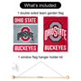 Ohio State Buckeyes Banner with Suction Cup Hanger