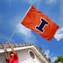 Illinois Fighting Illini Banner Flag with Tack Wall Pads