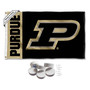 Purdue Boilermakers Banner with Tack Wall Pads