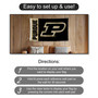 Purdue Boilermakers Banner with Tack Wall Pads