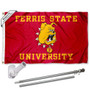 Ferris State Bulldogs Flag Pole and Bracket Kit