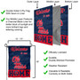 Ole Miss Welcome To Our Home Garden Flag