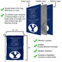BYU Cougars The Cougar Song Garden Flag