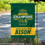 North Dakota State Bison 2021 NCAA College Football D1 National Champions Garden Flag