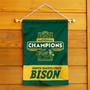 North Dakota State Bison 2021 NCAA College Football D1 National Champions Garden Flag