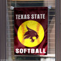 Texas State Bobcats Softball Garden Flag