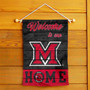 Miami Redhawks Welcome To Our Home Garden Flag