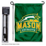 George Mason Patriots Garden Flag and Pole Stand Mount