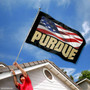 Purdue Boilermakers Patriotic Flag