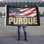 Purdue Boilermakers Patriotic Flag