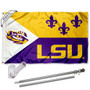 Louisiana State Tigers Acadian Flag Pole and Bracket Kit
