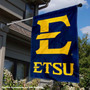 East Tennessee State Buccaneers Wordmark Double Sided House Flag