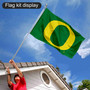 Oregon Green Flag Pole and Bracket Kit