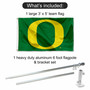 Oregon Green Flag Pole and Bracket Kit