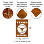 Texas Longhorns Baseball Team Garden Flag