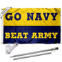 Navy Midshipmen Beat Army Flag Pole and Bracket Kit