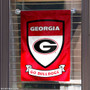 UGA Bulldogs Go Bulldogs Shield Garden Flag