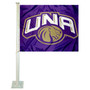 UNA Lions Logo Car Flag