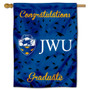 John and Wales Wildcats Congratulations Graduate Flag