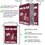 Mississippi State University Helmet Yard Flag