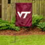 Virginia Tech Hokies Logo Garden Flag and Pole Stand