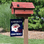 Liberty Flames Helmet Yard Garden Flag