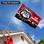 Georgia Bulldogs Go Dawgs Flag Pole and Bracket Kit