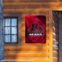 SUNY Potsdam Bears Logo Double Sided House Flag