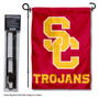 USC Trojans Garden Flag and Stand