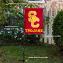 USC Trojans Garden Flag and Stand