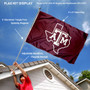 Texas A&M Aggies Lone Star Logo Flag Pole and Bracket Kit