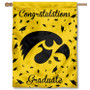 Iowa Hawkeyes Congratulations Graduate Flag