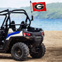 Georgia Bulldogs Golf Cart Flag Pole and Holder