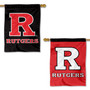 Rutgers University Red/Black Logo House Flag