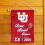 Utah Rose Bowl 2022 Game Double Sided Garden Flag