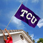 Texas Christian Horned Frogs Banner with Tack Wall Pads