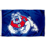 Fresno State Bulldogs Blue Logo Flag