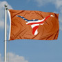 Texas Longhorns Patriotic Flag