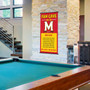 Maryland Terrapins Fan Cave Man Cave Banner Scroll