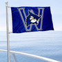Westfield State Owls Boat and Mini Flag