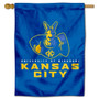 Missouri Kansas City Kangaroos Logo Double Sided House Flag