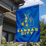 Missouri Kansas City Kangaroos Logo Double Sided House Flag