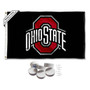 Ohio State Buckeyes Banner with Wall Tack Pads
